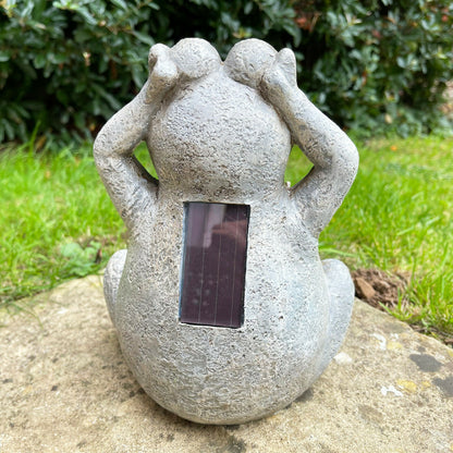 Solar Frog Garden Ornament