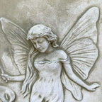 Stone Lily Lady Fairy Wall Plaque 26cm