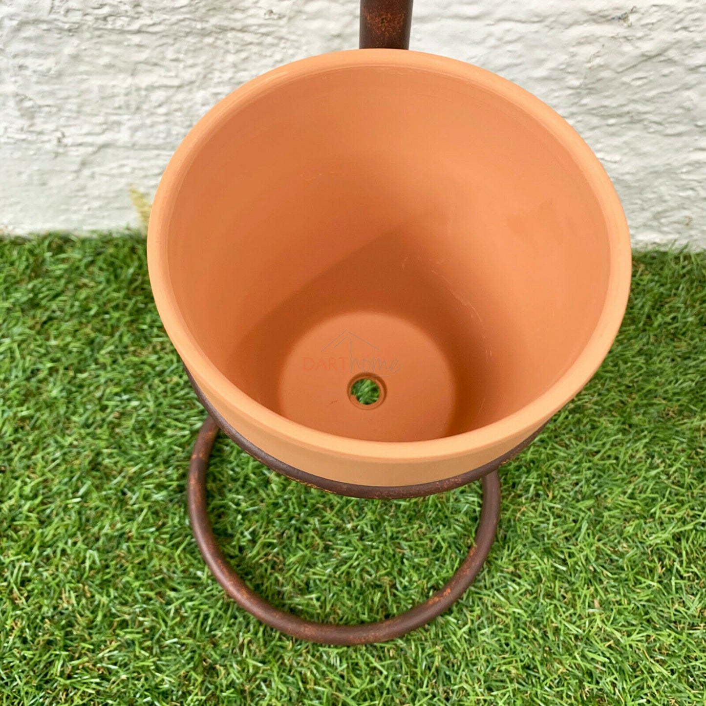 Terracotta Pot With Spade Stand