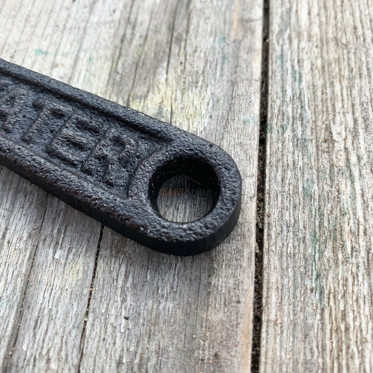 Black Cast Iron Save Water Drink Beer Bottle Opener