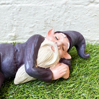 Resin Sleeping Pixie Garden Ornament