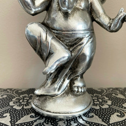 Silver Dancing Ganesh Elephant