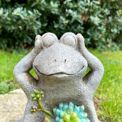 Solar Frog Garden Ornament