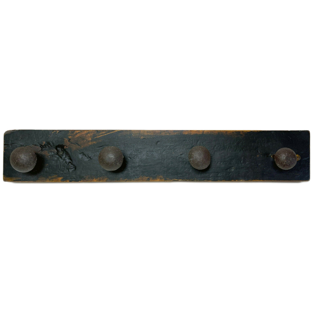 Antique Large Nail Coat Hook Rack