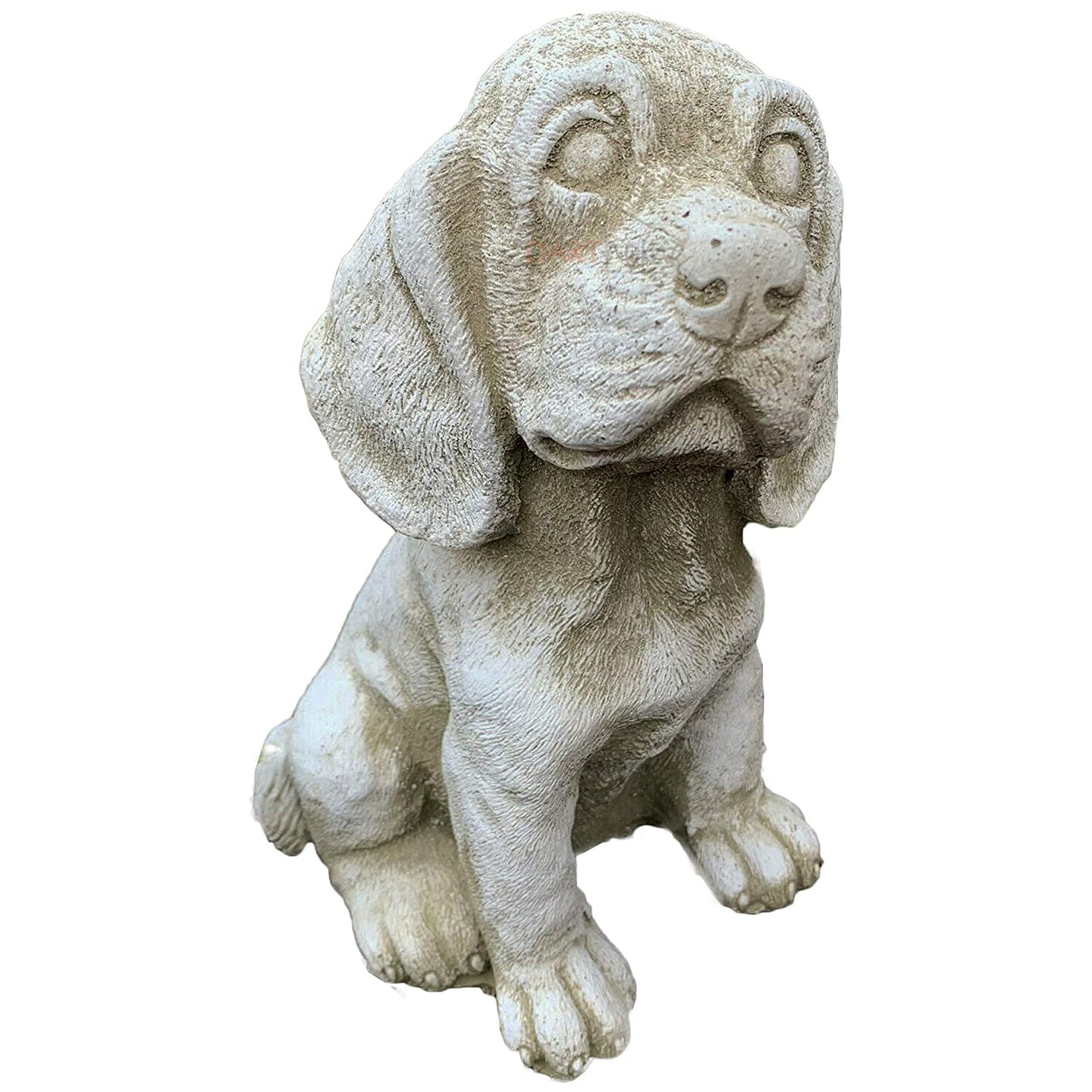 Stone Spaniel Dog Sculpture