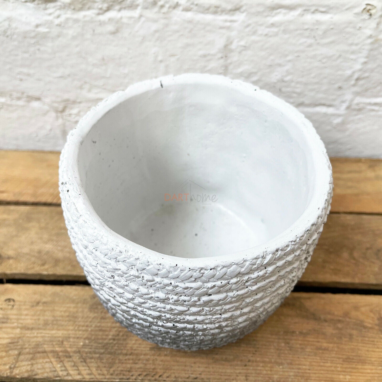 Cement Two Tone Grey Planter