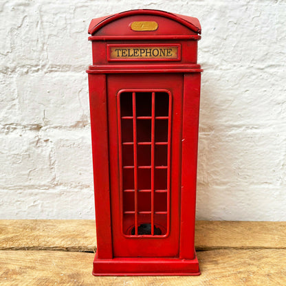 Red Telephone Box Money Bank