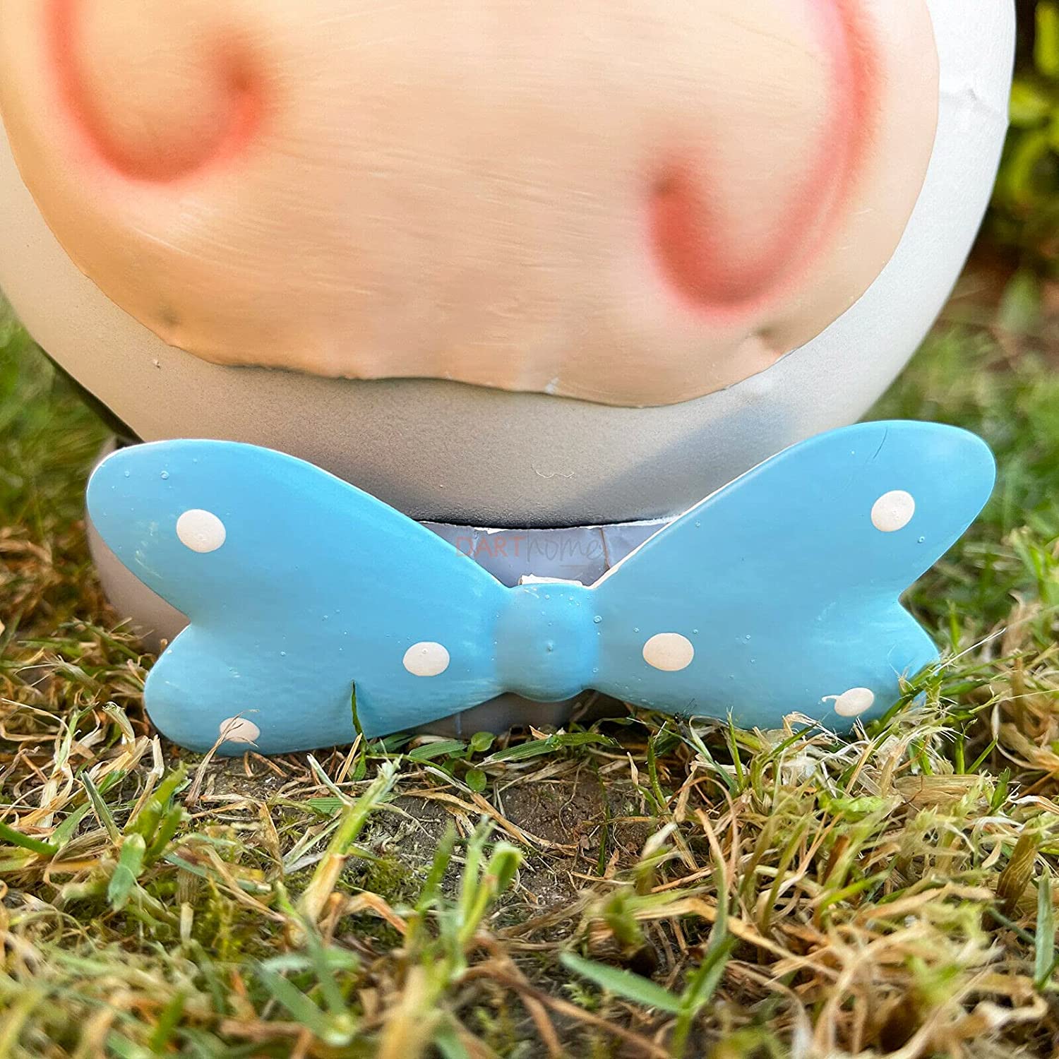 Kleiner weißer Kuh-Blumentopf