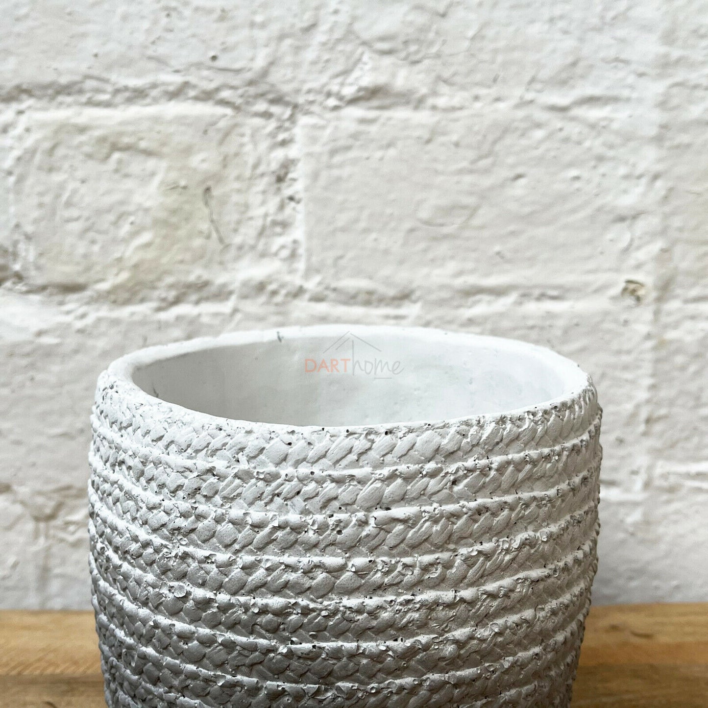Cement Two Tone Grey Planter