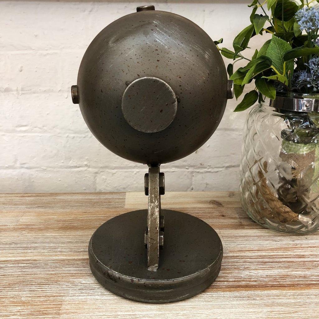 Industrieller Kosmetikspiegel aus Metall