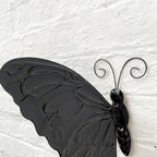 3D Red Metal Butterfly Wall Art