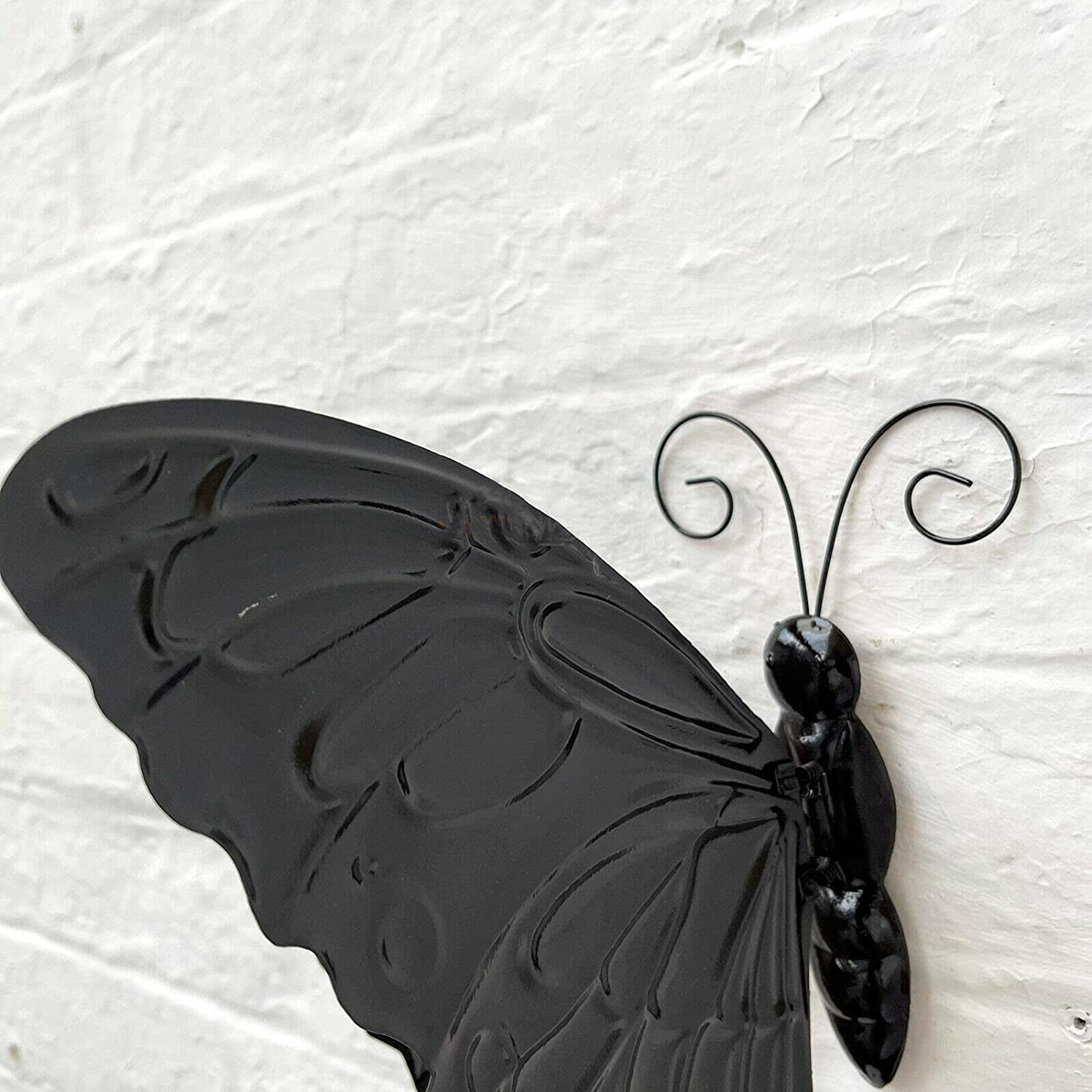 3D Red Metal Butterfly Wall Art