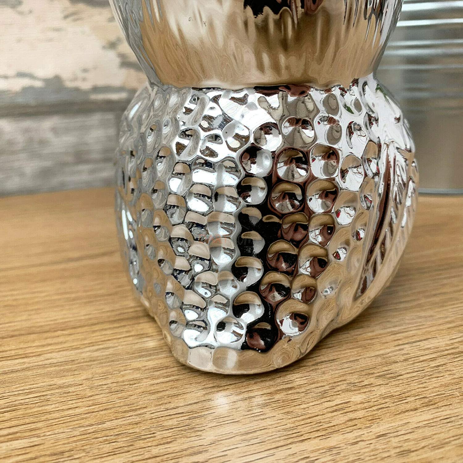 Silver Diamante Owl Figurine
