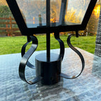 Black Victorian Style Street Post Lamp 90cm