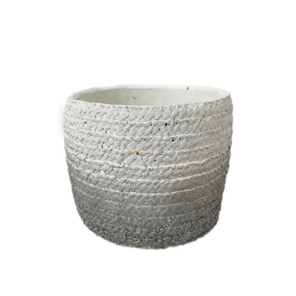 Cement Two Tone Grey Planter