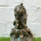 Gold Fairy On Bird Ornament