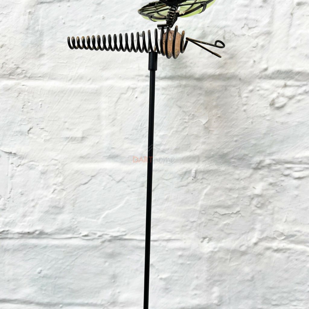 Im Dunkeln leuchtender Libellen-Gartenstecker für den Außenbereich