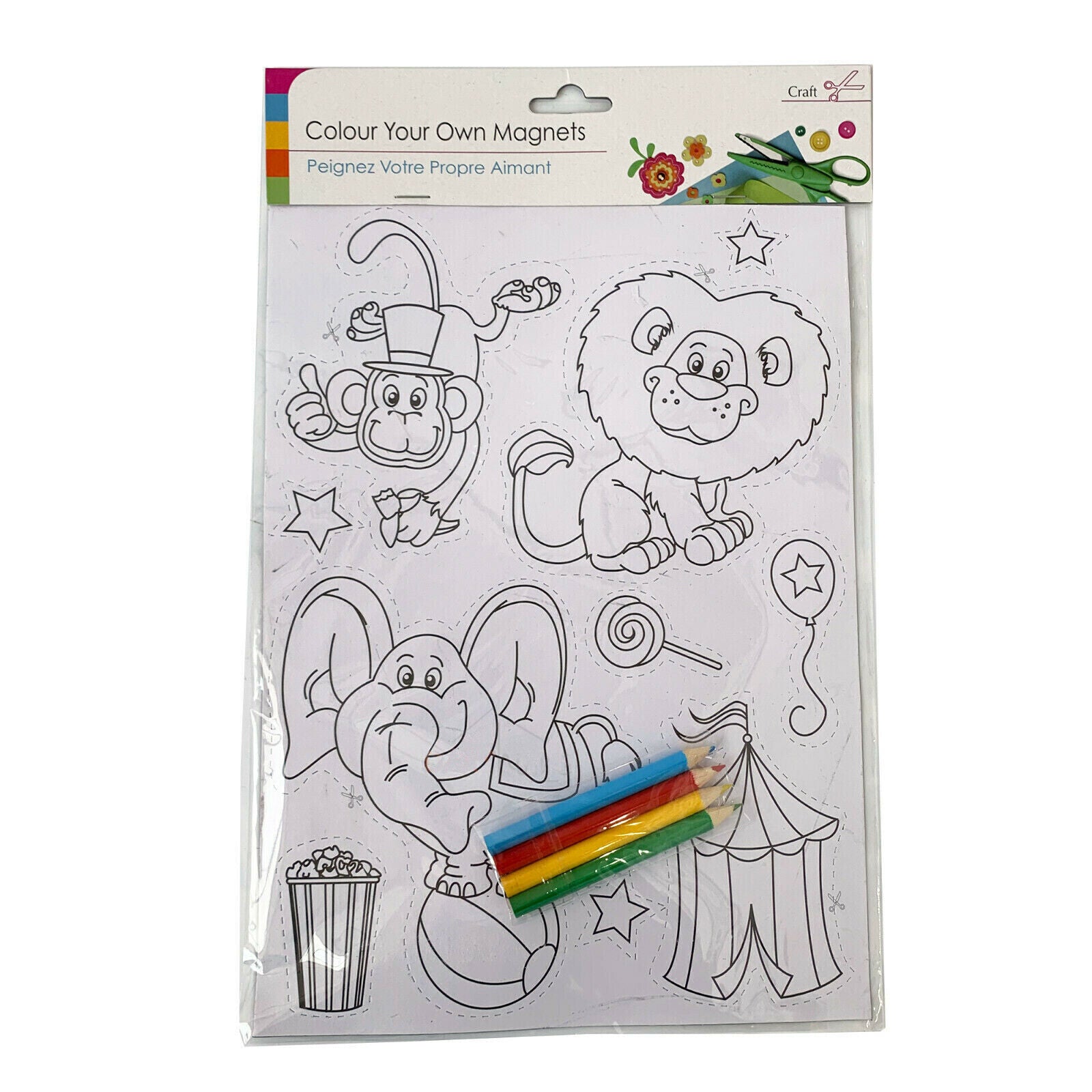 Boys Colour Your Own Magnets