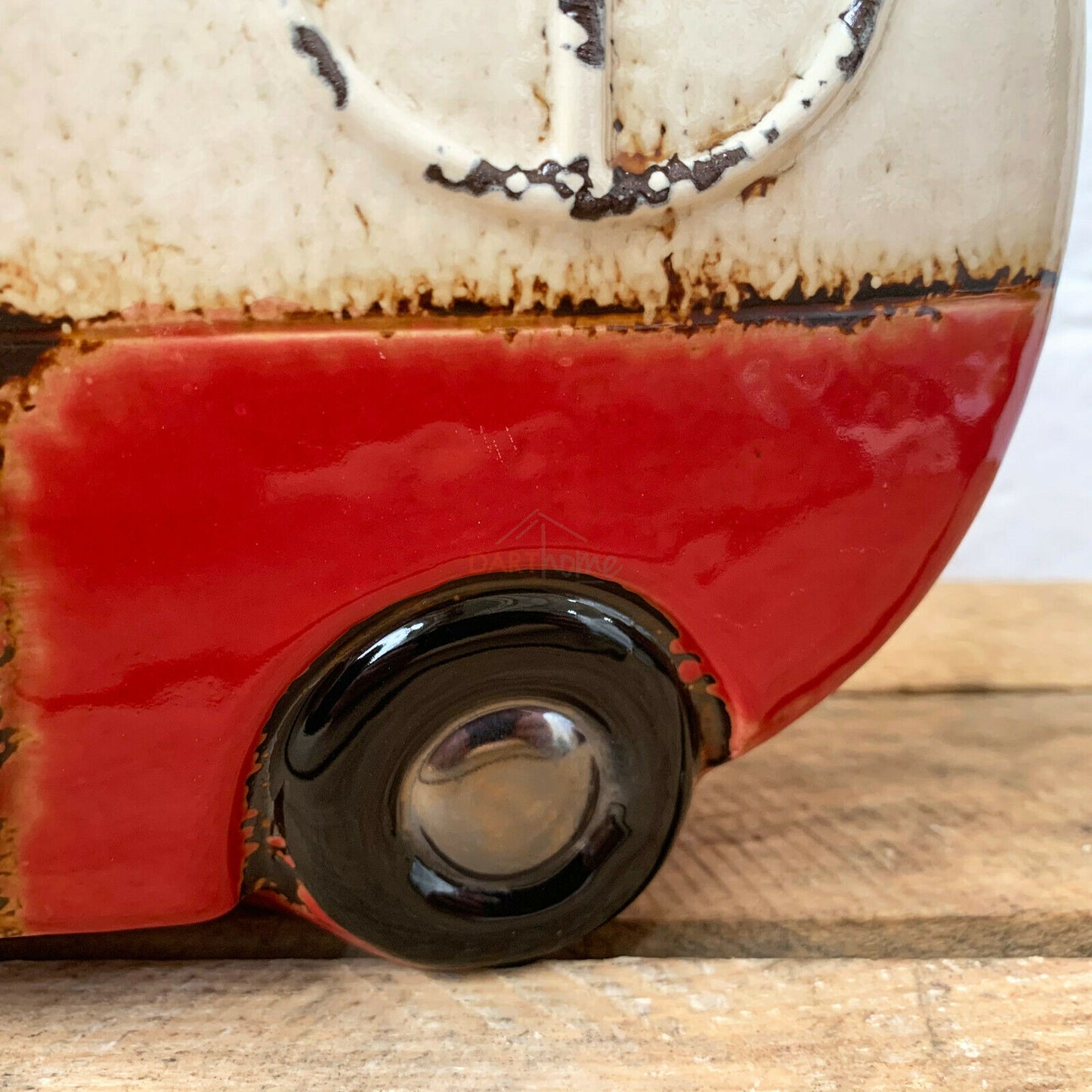 Ceramic Red Caravan Planter