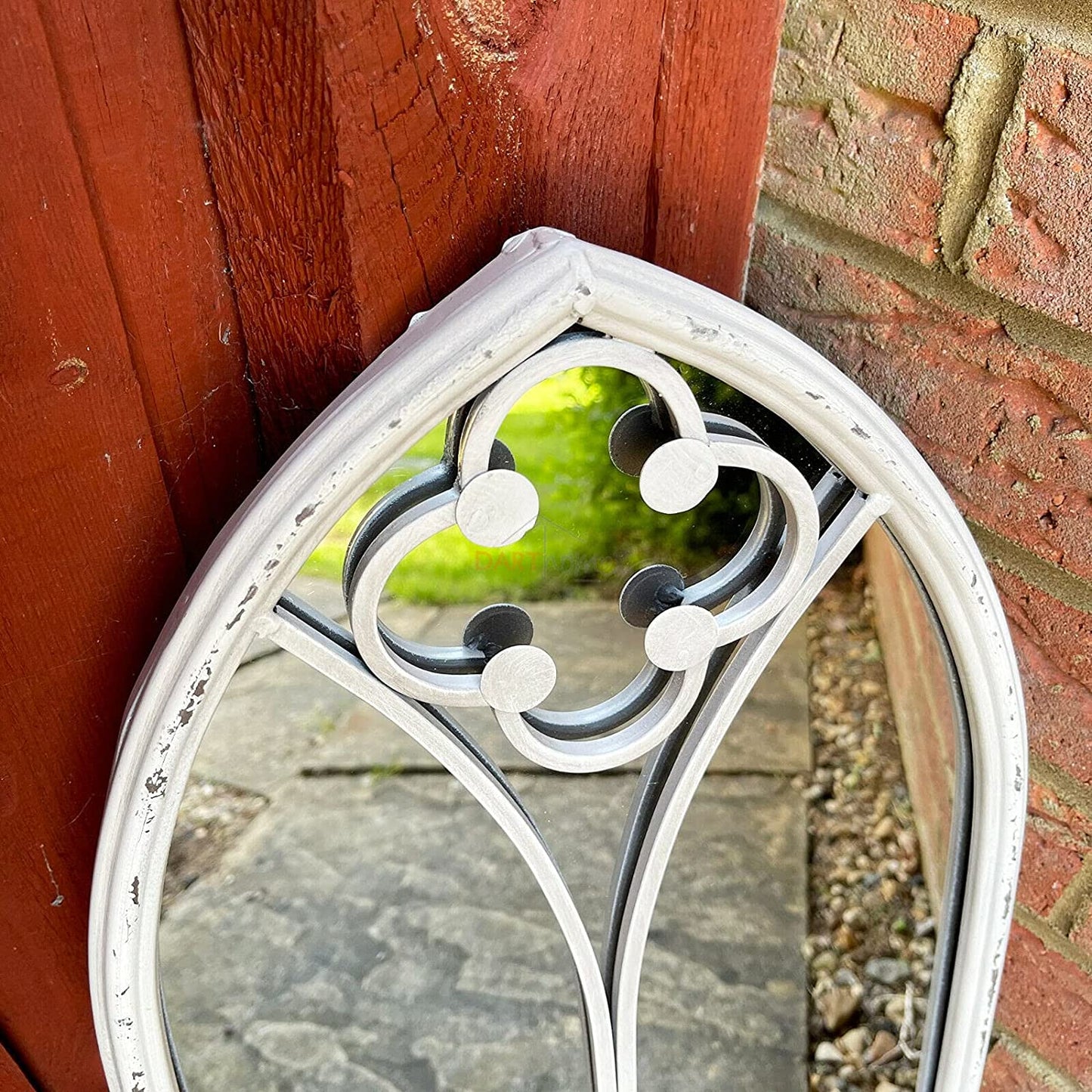 Gothic Arched Garden Mirror