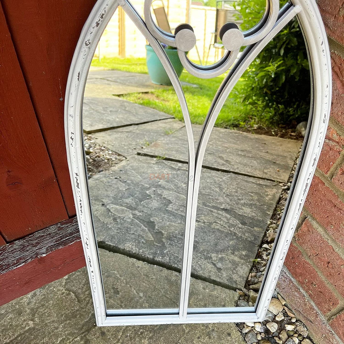 Gothic Arched Garden Mirror