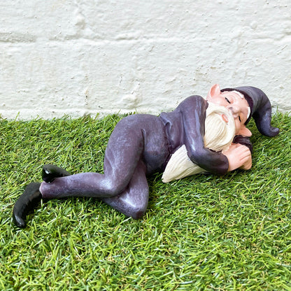 Resin Sleeping Pixie Garden Ornament