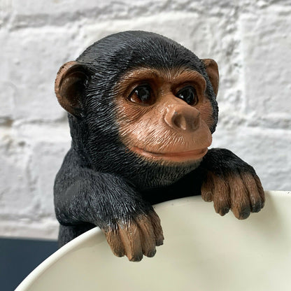 Black Monkey Pot Hanger Large