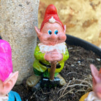 Set Of 4 Resin Gnome Ornaments