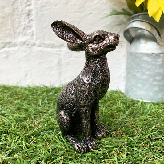 Miniature Alert Hare Figurine