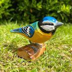 RSPB Hand Carved Blue Tit Sculpture
