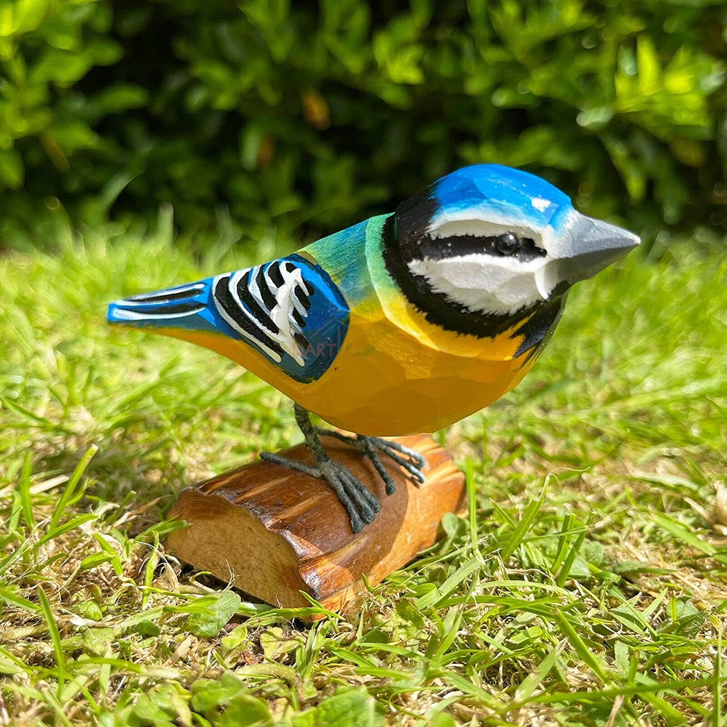 RSPB Hand Carved Blue Tit Sculpture