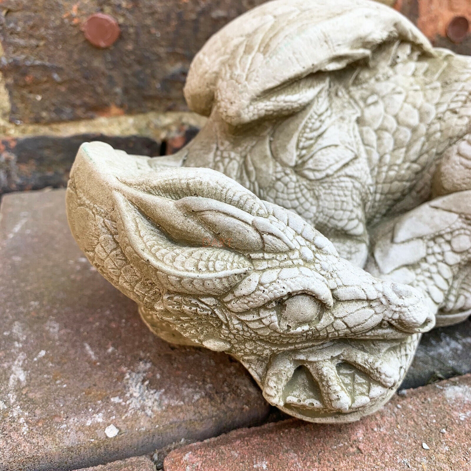 Stone Sleeping Dragon Garden Ornament 3kg