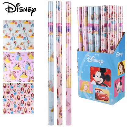 3 x sortiertes Disney-Prinzessin-Geschenkpapier