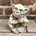 Stone Goblin Sprite Garden Sculpture