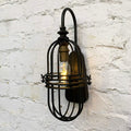 Industrial Caged Wall Lamp