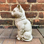 Stone Serene Cat Garden Sculpture 4kg