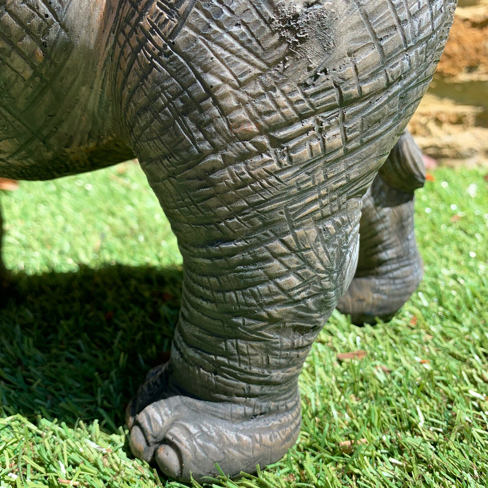Classic Grey Lucky Elephant Sculpture