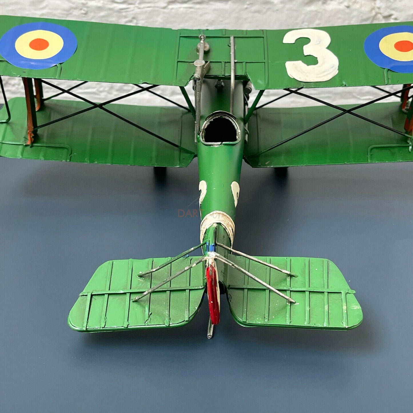 Green Model Biplane Model Ornament