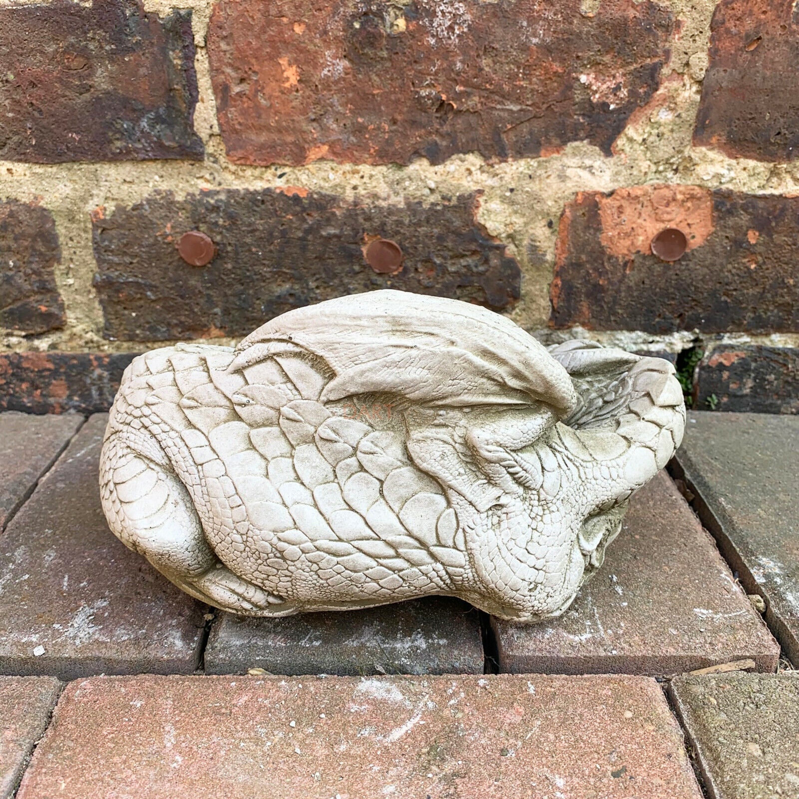 Stone Sleeping Dragon Garden Ornament 3kg