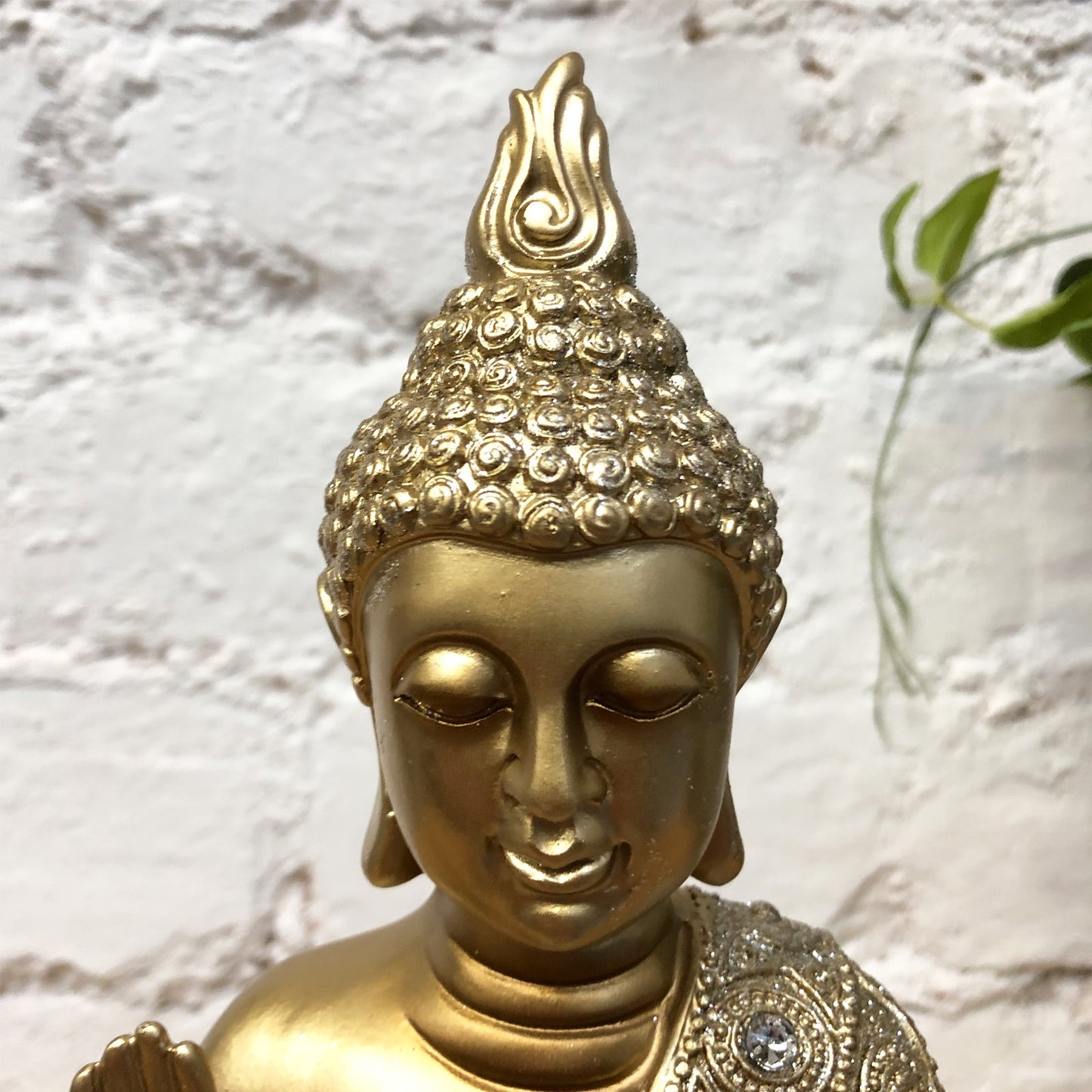 Golden Sitting Buddha Ornament