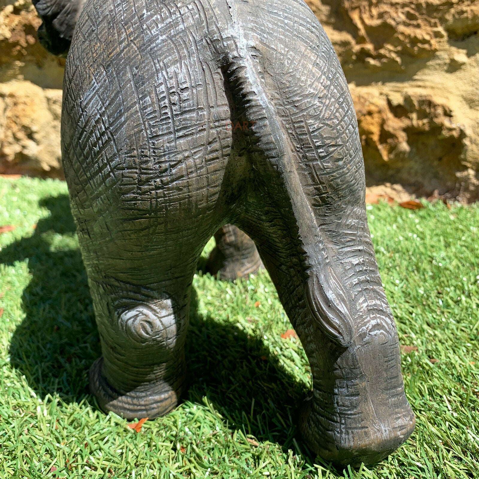 Classic Grey Lucky Elephant Sculpture