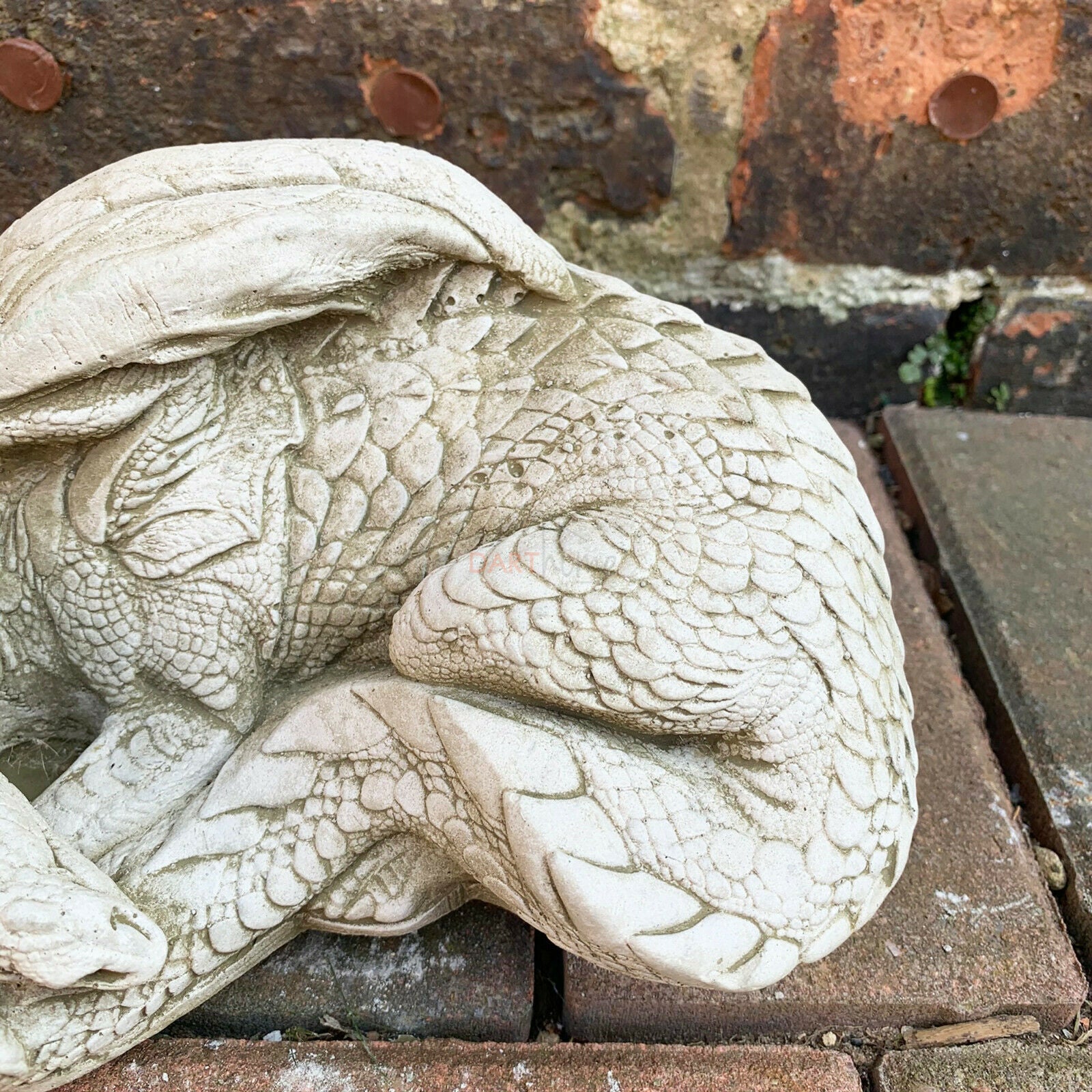 Stone Sleeping Dragon Garden Ornament 3kg