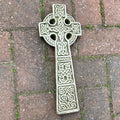 Tall Stone Celtic Cross Tile Wall Plaque 34cm