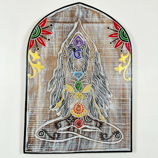 Arch Chakra Wooden Wall Plaque