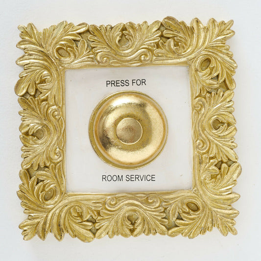 Gold Press For Room Service Button Decor