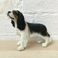 Resin Black Cavalier King Charles Spaniel Dog Decor Ornament 16cm