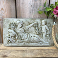 Stone Roman Lady Plaque