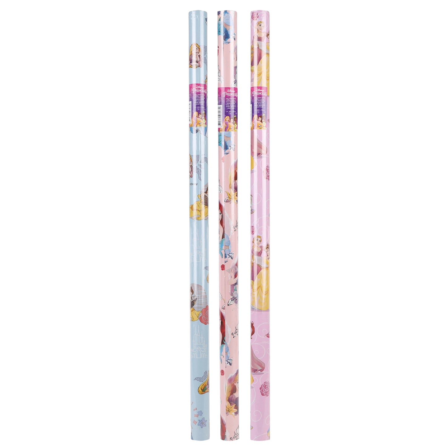 3x Assorted Disney Princess Gift Wrapping Paper