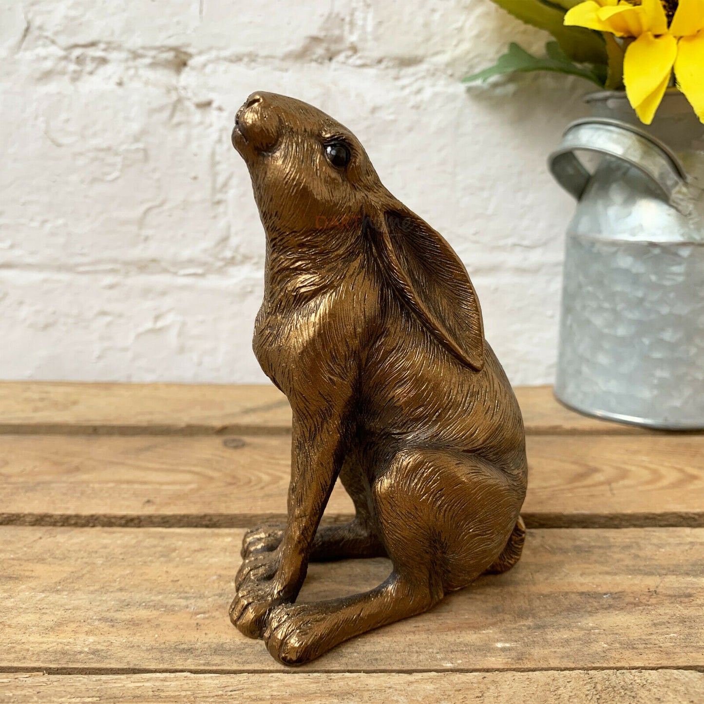 Bronze Moongazing Hare Ornament