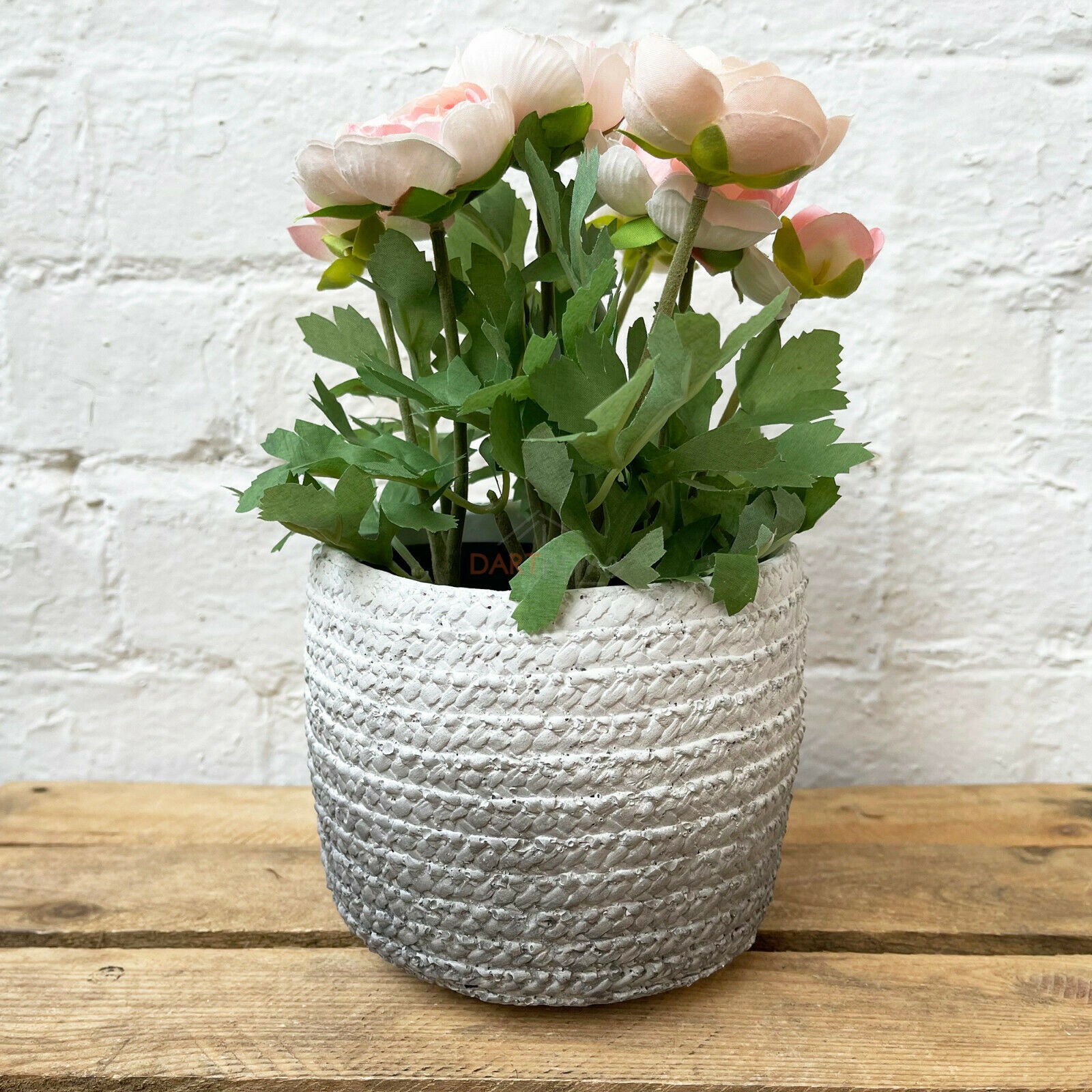 Cement Two Tone Grey Planter